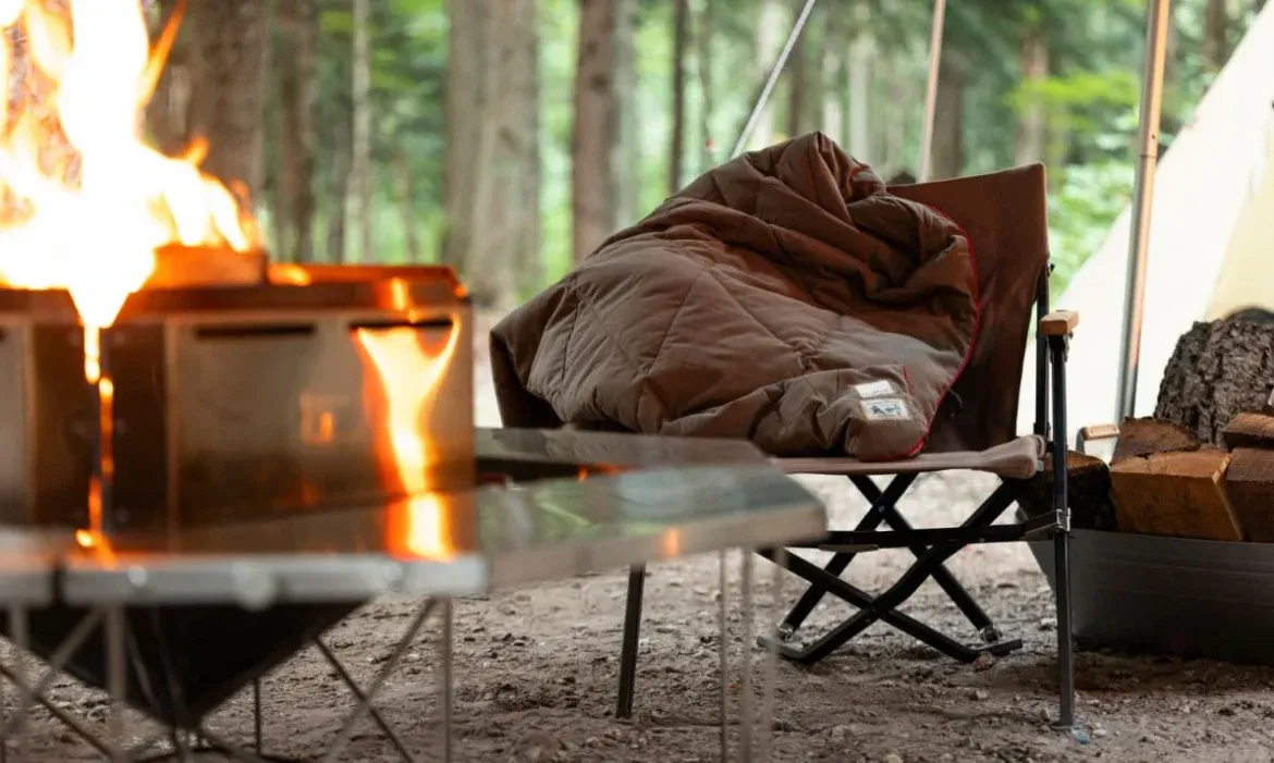 Stay Warm with the FireResistant Snow Peak x Rumpl NanoLoft® Blanket