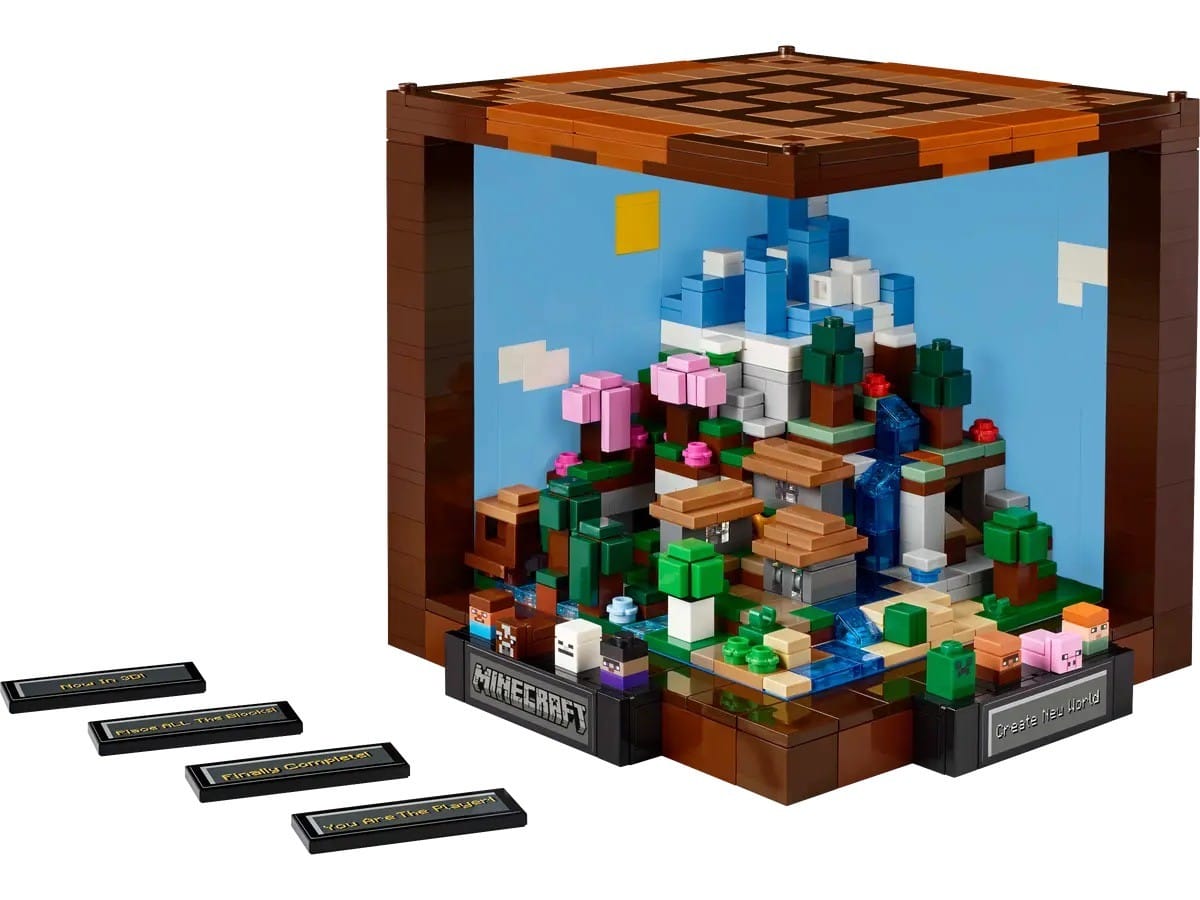 Celebrate Minecraft’s 15th Anniversary with Lego’s New Crafting Table Set
