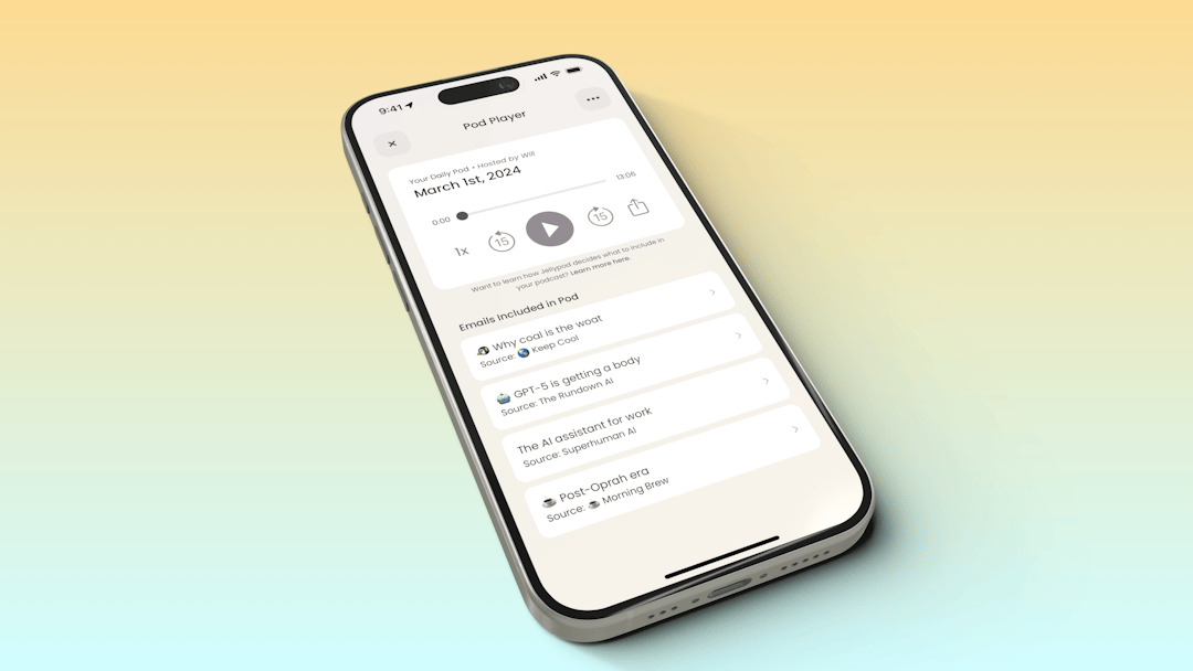 JellyPod: Transform Newsletters into Audio