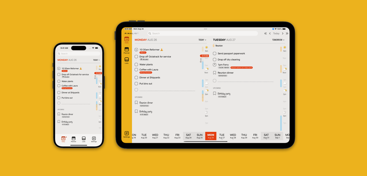 Download This: Streamline Your Day with Finalist - A Comprehensive Planner App