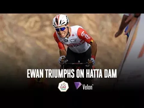 Caleb Ewan's Brutal Uphill Sprint Finish at UAE Tour