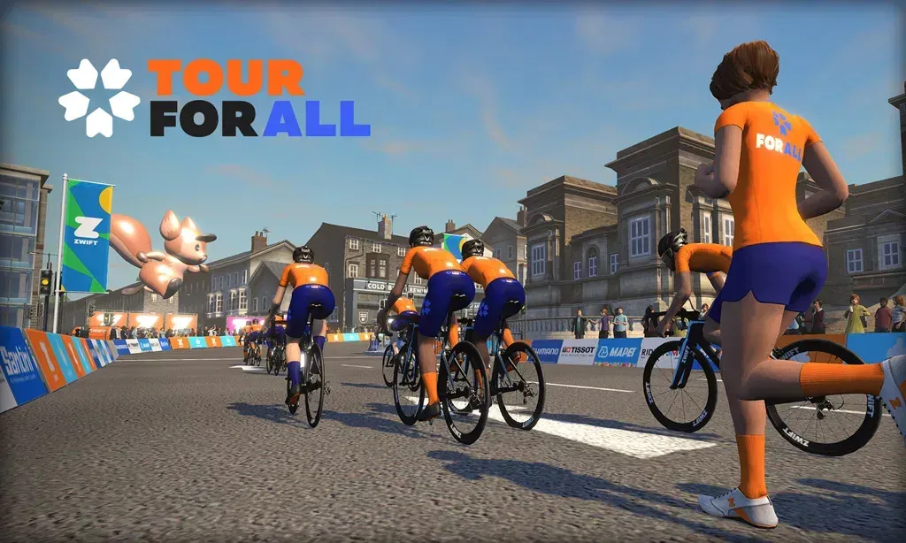 Zwift “Tour for All” Charity Event for Doctors Without Borders
