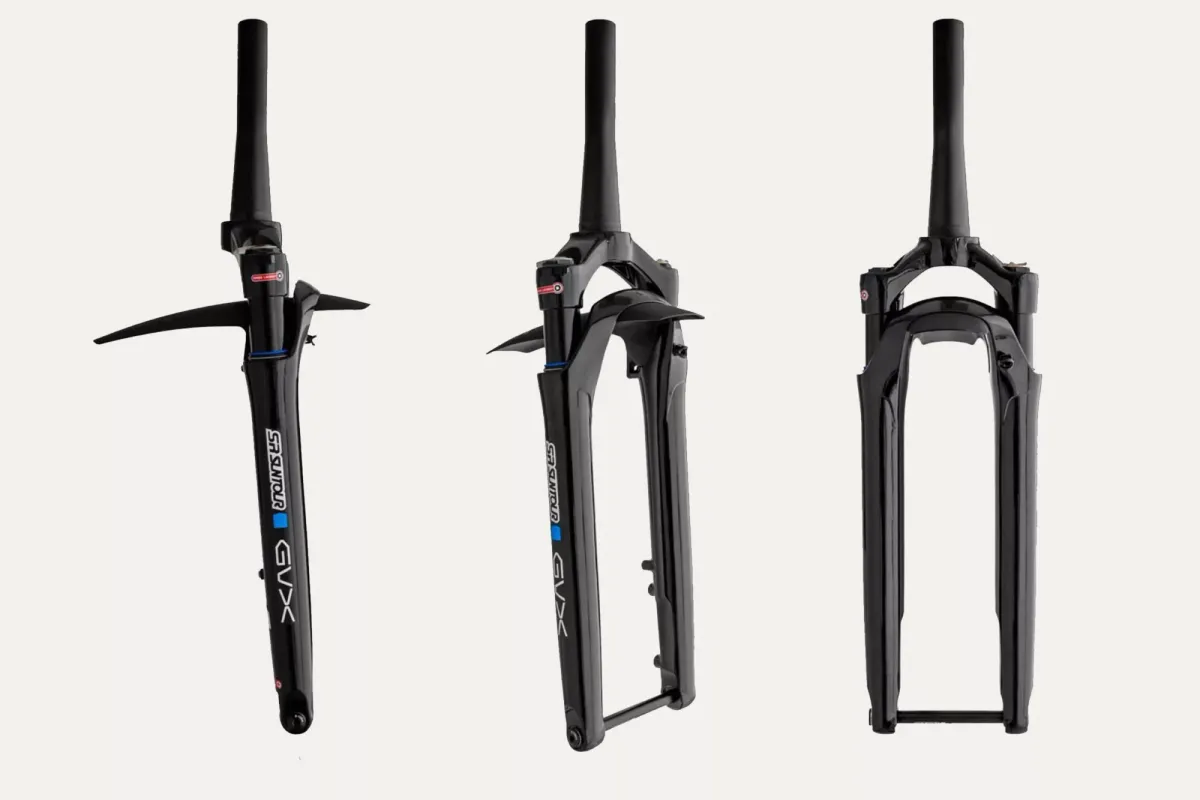 The New Suntour GVX Fork Offers 40, 50, 60mm of Travel for Gravel Bikes