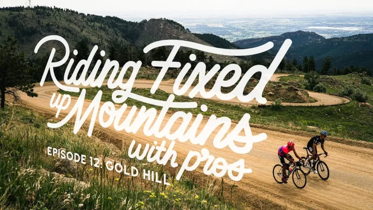 Riding Fixed, Up Mountains, With Pros: Lachlan Morton