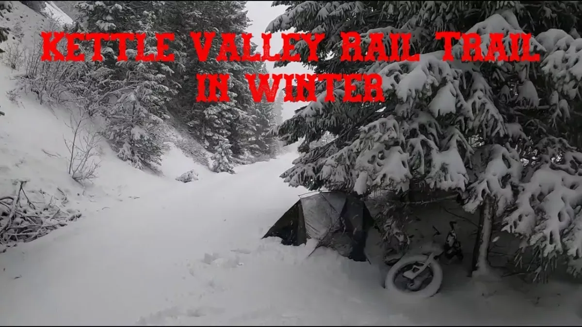 Bikepacking The Kettle Valley Rail Trail in Winter
