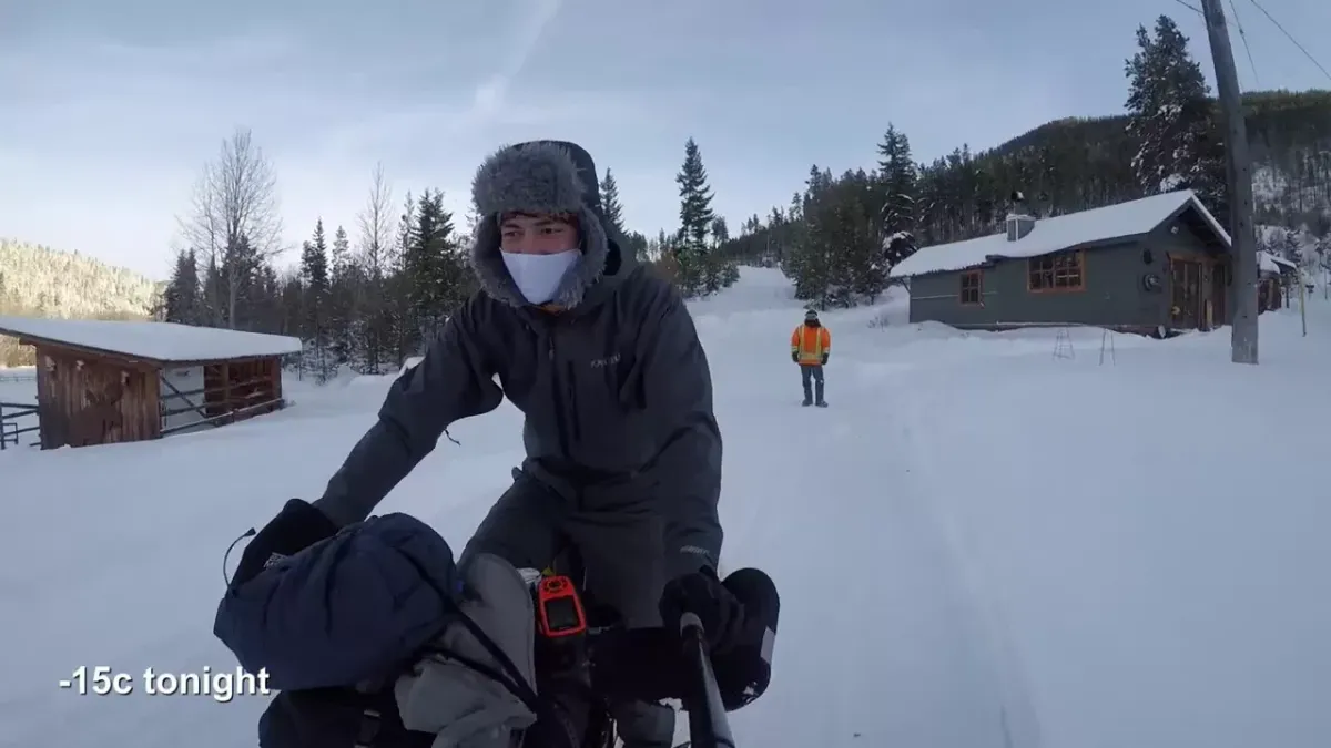 Bikepacking The Kettle Valley Rail Trail in Winter