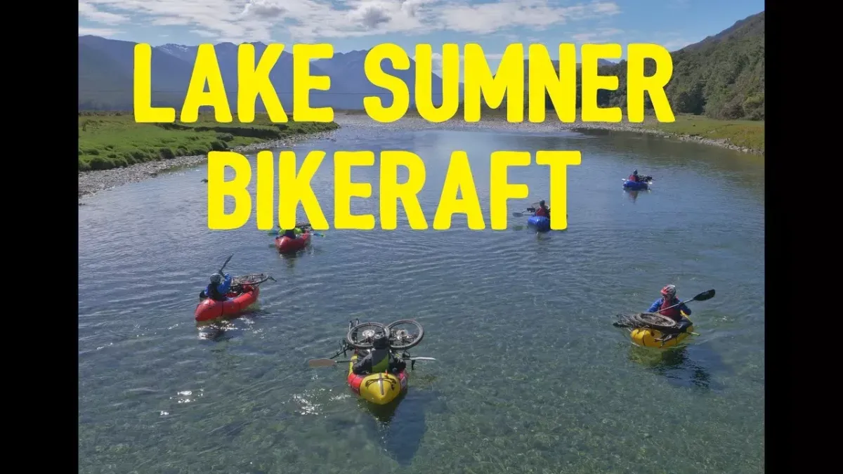 Lake Sumner Bikeraft.