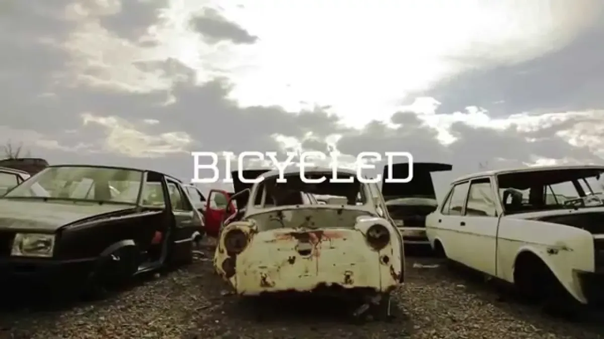 Bicycled -- A Bike Made Out of Cars