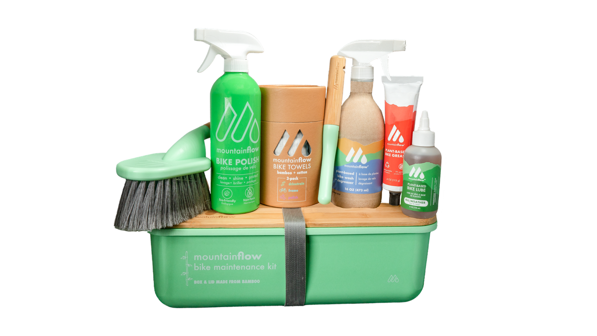 mountainFLOW’s Eco Wax Bike Cleaning Kit: Sustainably Keeping Your Bike in Top Shape