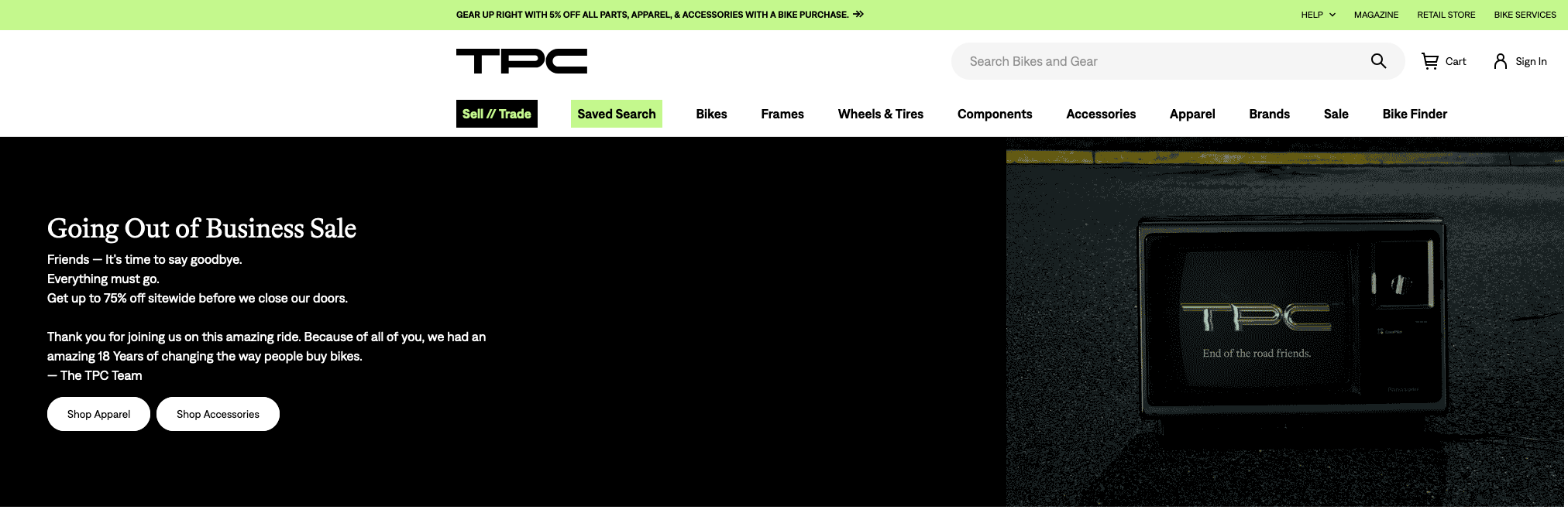 The Pro's Closet Closes Its Doors When the EndofSeason Sale Really