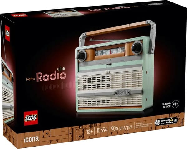 Build and Tune into the Past with LEGO's New Retro Radio Set