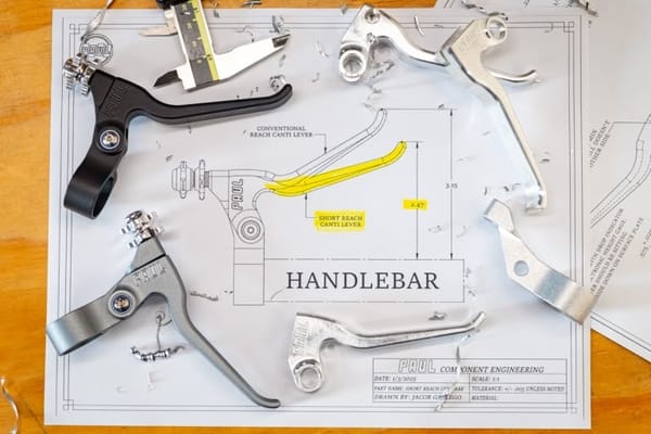 PAUL Short-Reach Canti Levers: Precision Braking for Smaller Hands