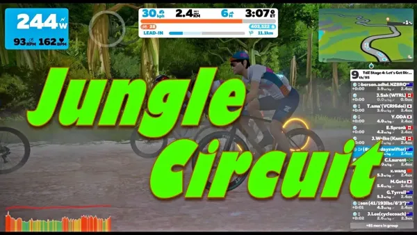 Is the Gravel Bike any good in the Zwift Jungle Circuit?