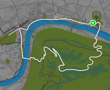 The PRL Full route in London