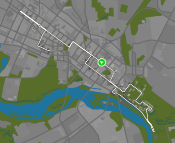 2015 UCI Worlds Course route in Richmond