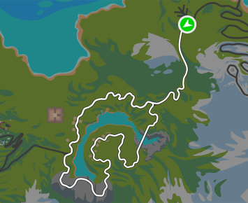 Jungle Circuit route in Watopia